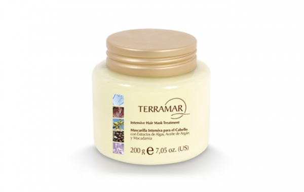 Mascarilla Intensiva para el Cabello con Algas, Aceite de Argán y Macadamia